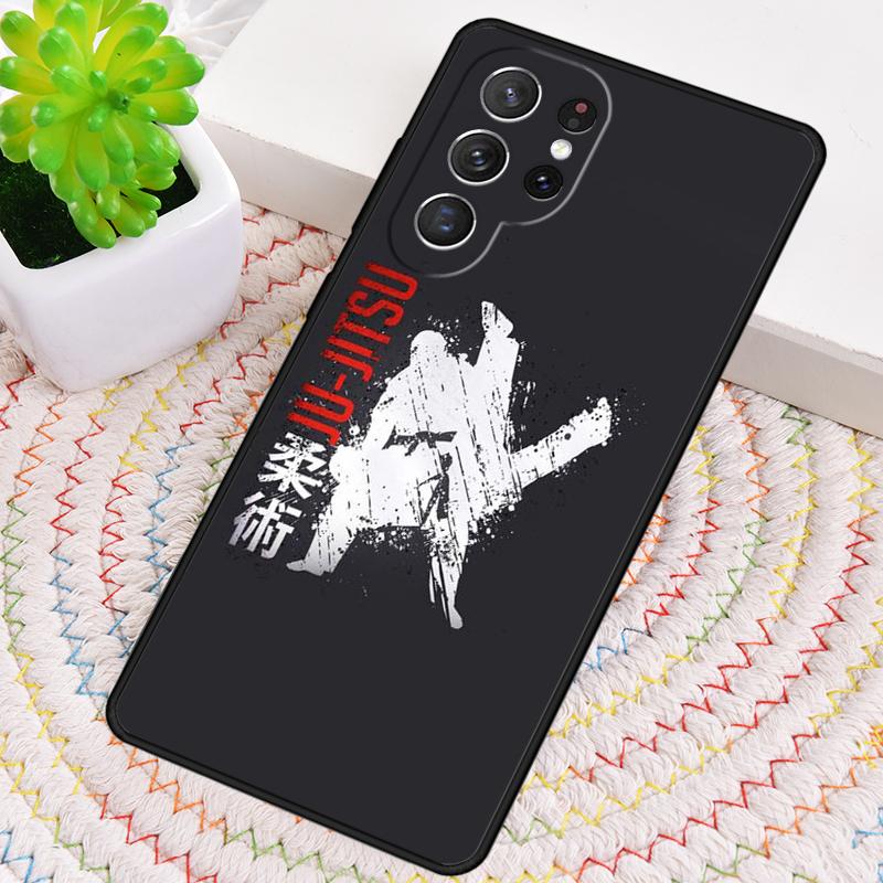 Janpan Judo Silicone Phone Case For Samsung Galaxy note 10 pro S26 S25 S24 S23 S22 S21 Plus S25Ultra Capa Cover