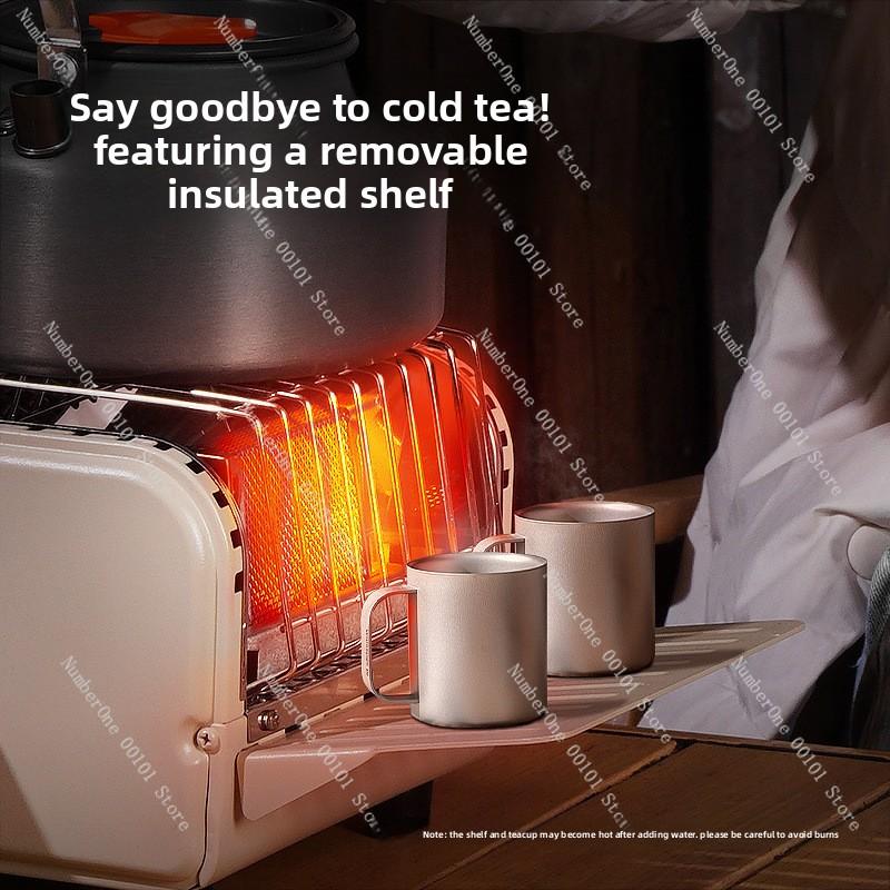 High-power outdoor heating stove: portable mini heating stove