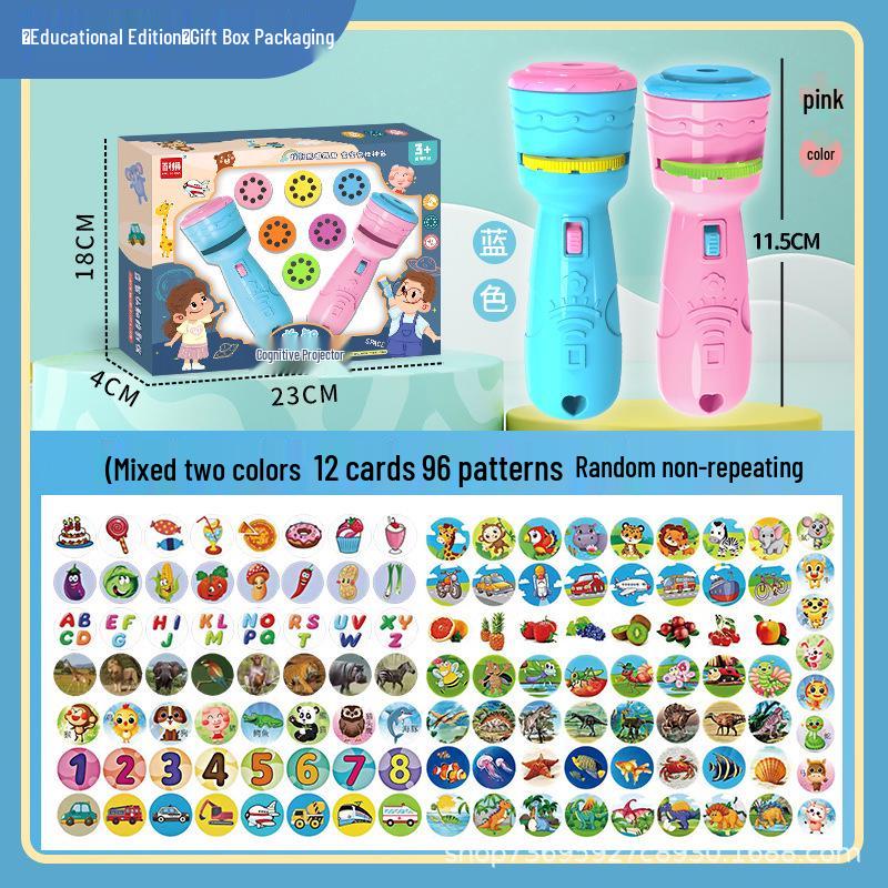 Christmas Luminous Projection Flashlight Toy for Kids