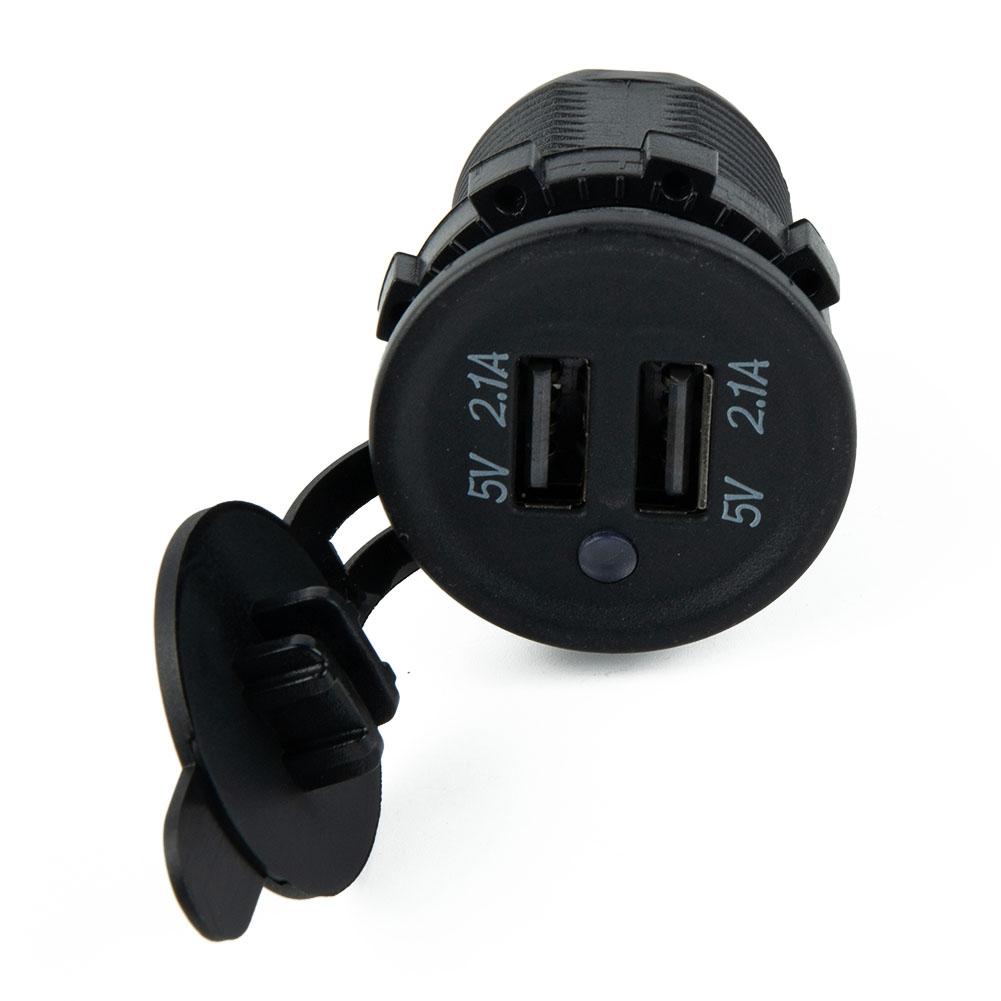 Priză USB Pentru Vehicule cu Tensiune 12-24V Modul Încărcător Cablu de Date USB