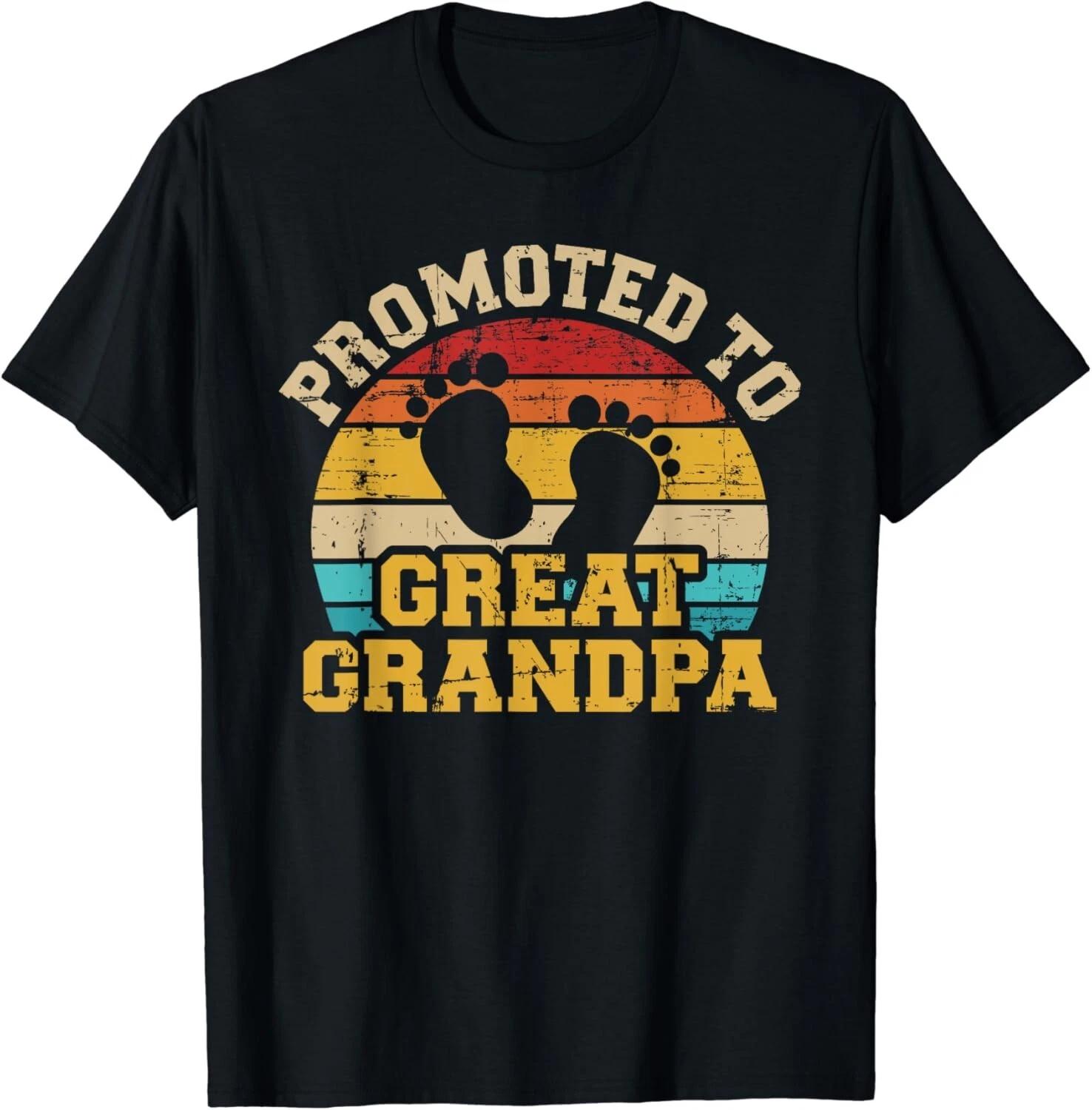 Promoted to Great grandpa Gift Unisex T-Shirt XL
