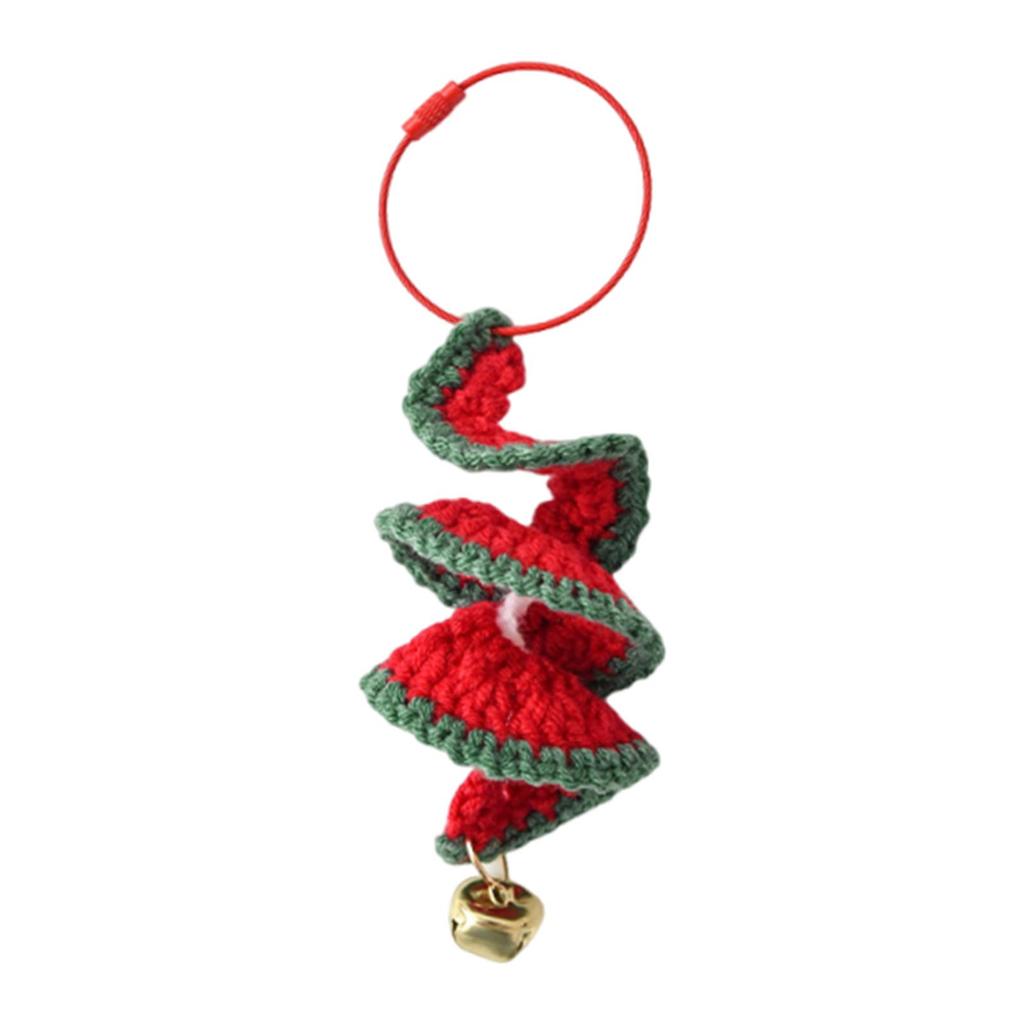 Christmas Tree Hanging Ornament Gift DIY Lightweight Knitted Reusable Christmas