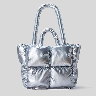 New Fashion Women's Cotton Padded Down Winter Soft Cotton Shoulder Bag