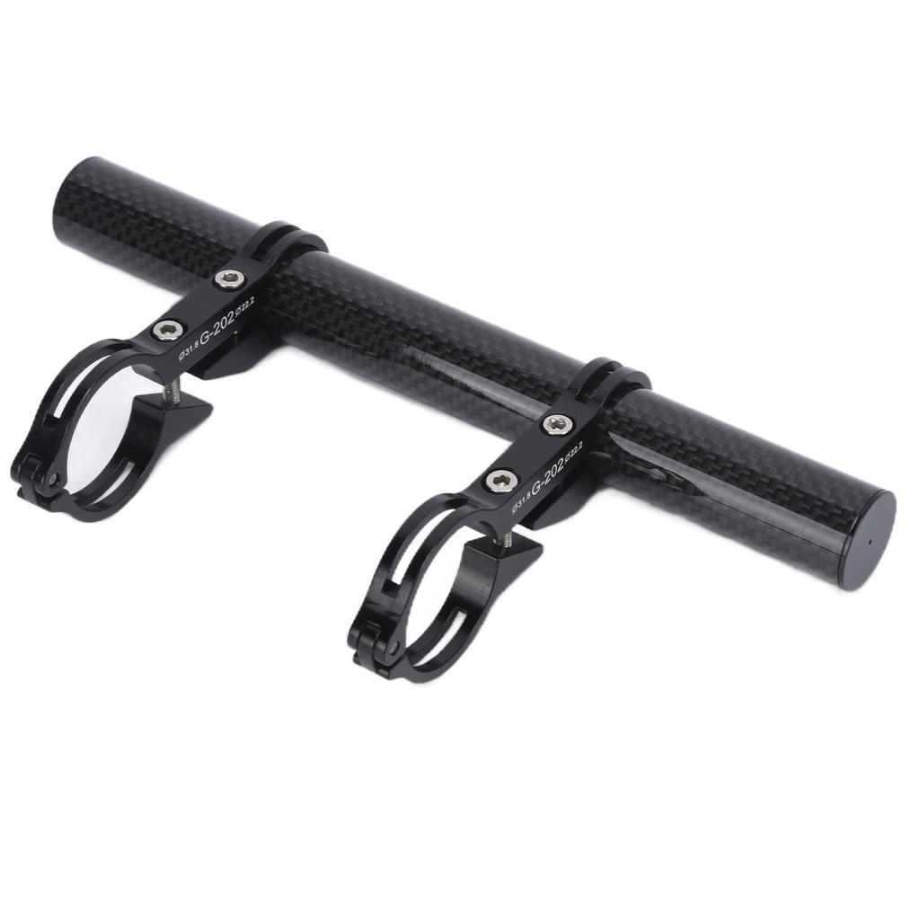 Bike Handlebar Extender 202 Double Rod Carbon Fiber MultiFunction Expansion Bicycle Lamp Holder