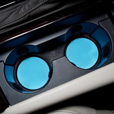 Auto Untersetzer Rutschfest PVC Getränkehalter Einlegematten 2,76" Durchmesser Kompakte Getränkehalter Universal Auto Innenraum Fahrzeugzubehör