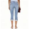 Damen-Jeans mit mittleren Rissen aus Baumwolle für den Weg zur Arbeit und Freizeit