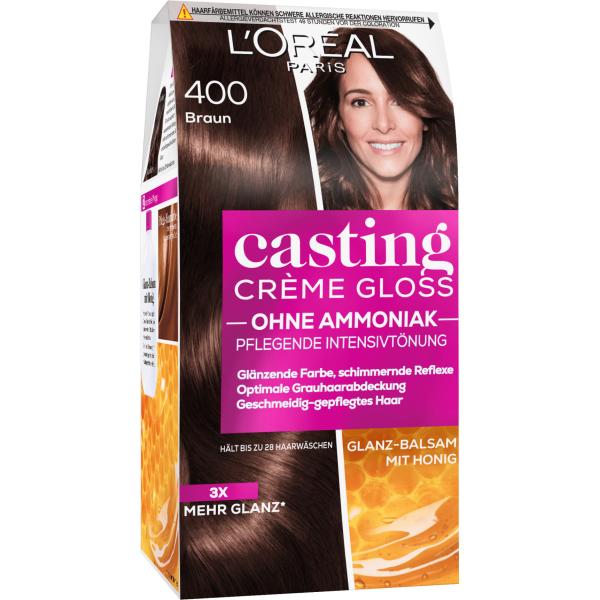 L'Oreal Casting Cream Gloss Hair Dye Brown 400