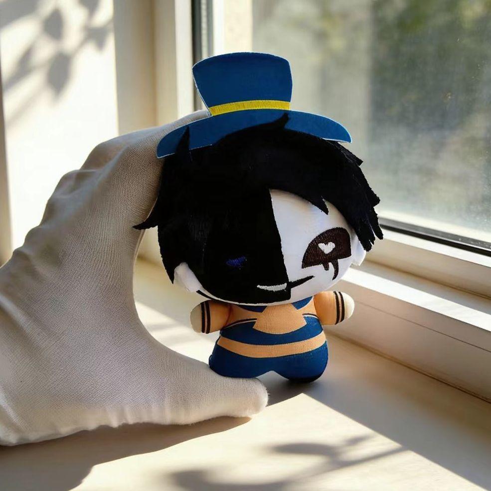 Stofftier 10cm Der Freak Zirkus Bil Ticketabreißer Plüschtier Puppe Anime Bil Plüsch Cartoon Figur Spielzeug Dekorative Anhänger Schlüsselanhänger Puppe