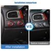Aluminum Alloy  Central Control Knob Decorative Ring Cover For Chevy Silverado/Tahoe For Suburban/ Avalanche/GMC-YUKON 2007-2013