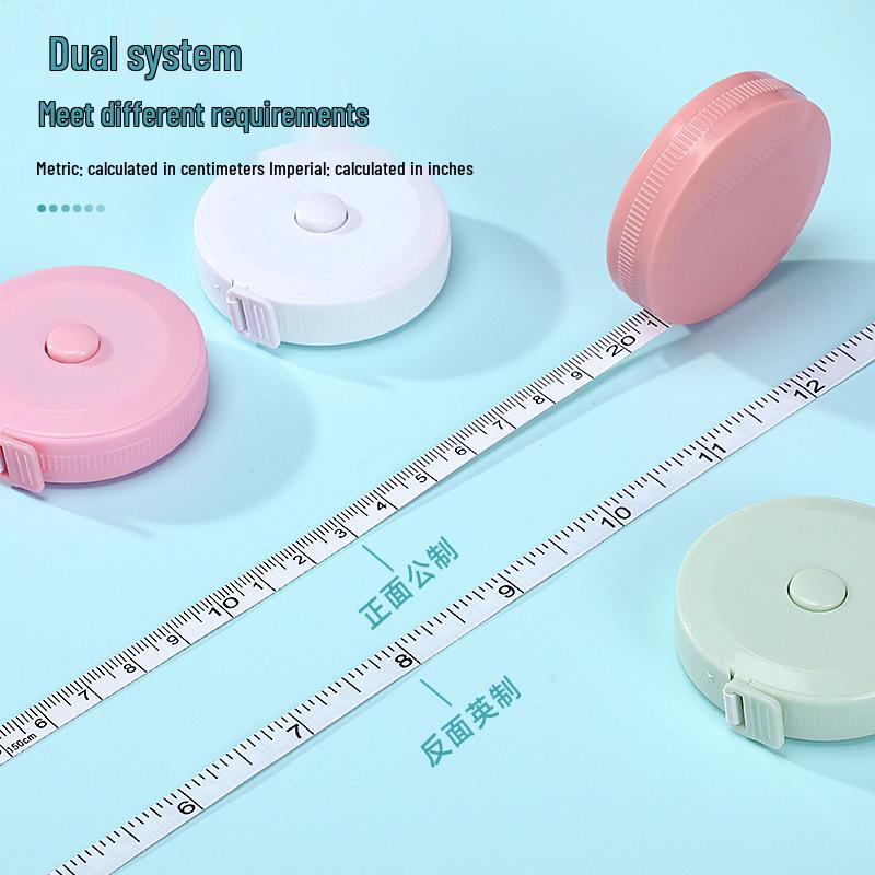 2-Meter Multifunctional Soft Tape Measure for Body and Clothing Measurements – Cute and Compact Design