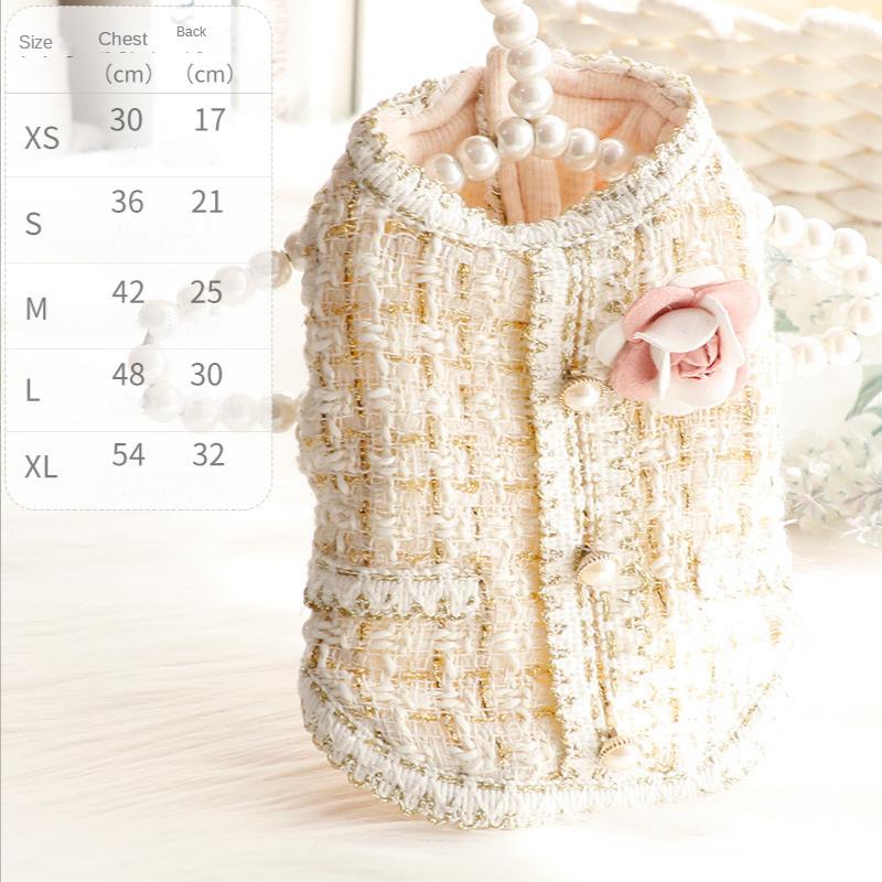 

Роскошное платье для собак принцессы, одежда для домашних животных, мальтийская болонка, йоркширский болонка, кошка, осень, зима XS