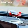 Versatile Solar Powered Rotating Airplane Decorative Ornaments Air Purifier Airplane Lover Gift Home Desk Accessories