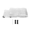 Lona Transparente com Ilhós Lona de PVC Impermeável Espessa para Pátio Externo Galinheiro Estufa Planta 3x6m