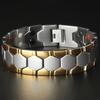 1pc Magnetic Bracelets For Men, Stainless Steel Bracelets For Men, Men'S Bracelets For Jewelry Gift With Adjustable Sizing