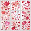 218 Pcs Valentine Window Clings for Glass - Heart Stickers for Valentines Day Decorations