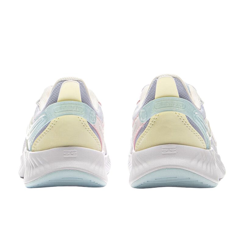 Li Ning Kinder Sport Lifestyle Serie Mode Bequem Vielseitig Stoßdämpfung Rebound Low Top Freizeitschuhe Kinder Sneaker Weiß Blau YKNV048-2