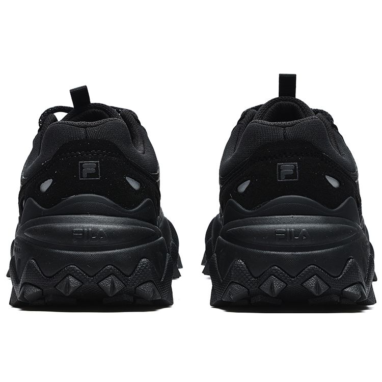 Fila Oakmont 2 Fabric Synthetic Leather TPU Trendy Outdoor Retro Sports Low-Top Lifestyle Casual Shoes Women Sneaker Black F12W242113FBK