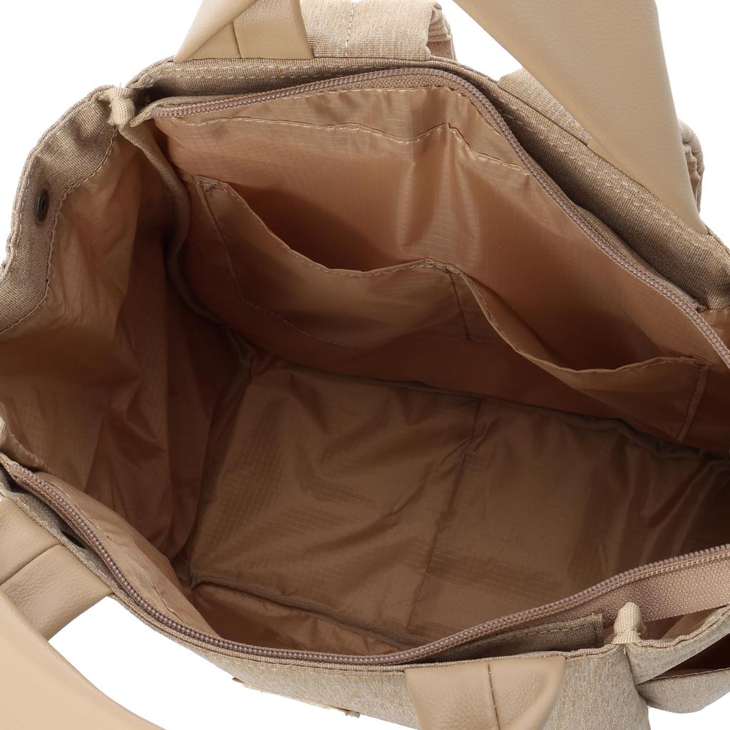 Anello Grande Women's Latte Tote Bag, GHM0754, Beige