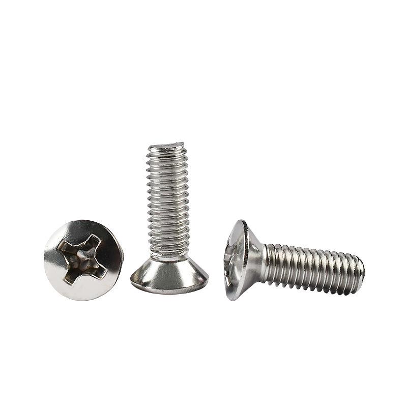 Yigu Stainless Steel Phillips Countersunk Screws M2-M6 Fasteners
