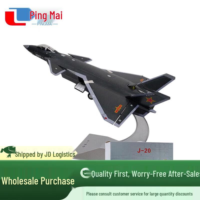 J-20 Fighter Jet Die-cast Model