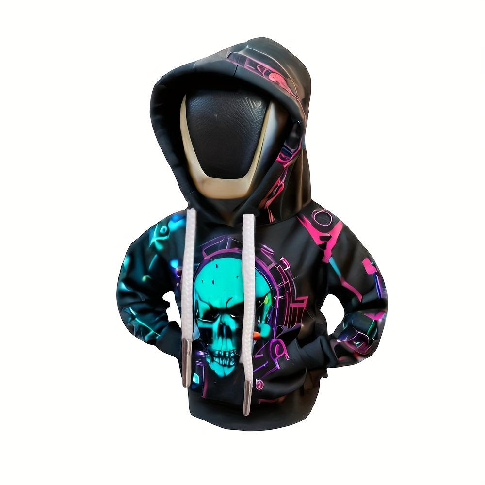 Halloween Skull Gear Shift Hoodie & Knob Cover Set