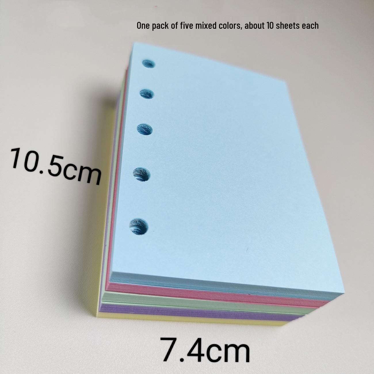 Korean Style Transparent Star Sparkle PVC Double Buckle Diary Cover Binder