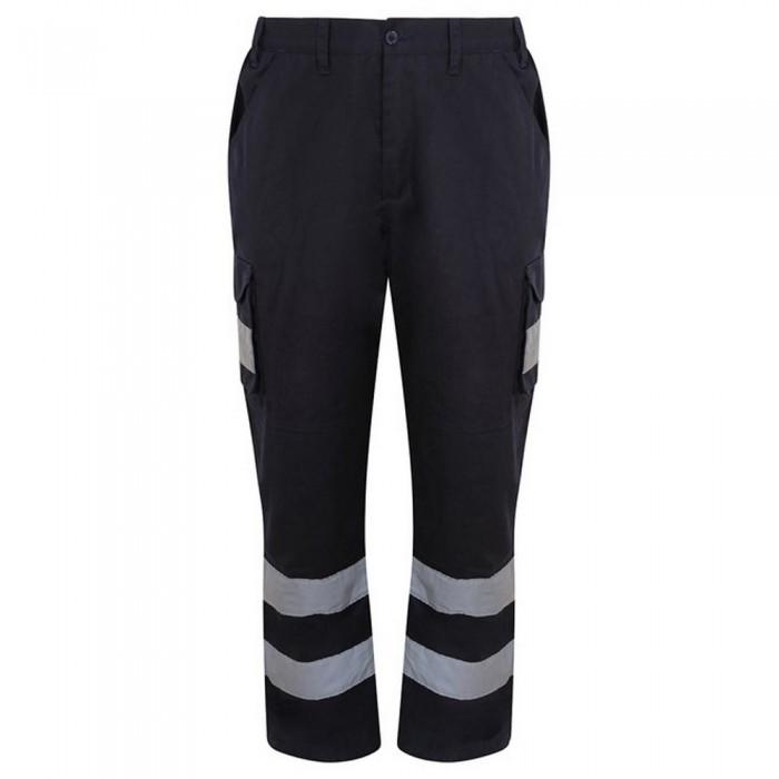 PRORTX Mens Hi-Vis Cargo Trousers