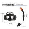 WEZHO Silicone HD Diving Mask & Snorkel Set