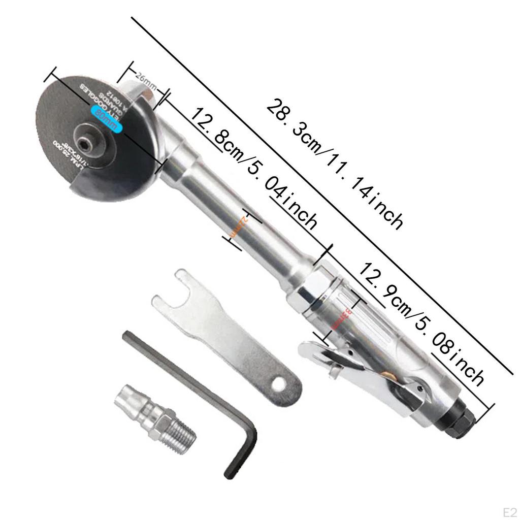 Pneumatic Cutter Machine 3 inch Air Cut Off Tool Metal Heavy Duty Cutting for Automotive