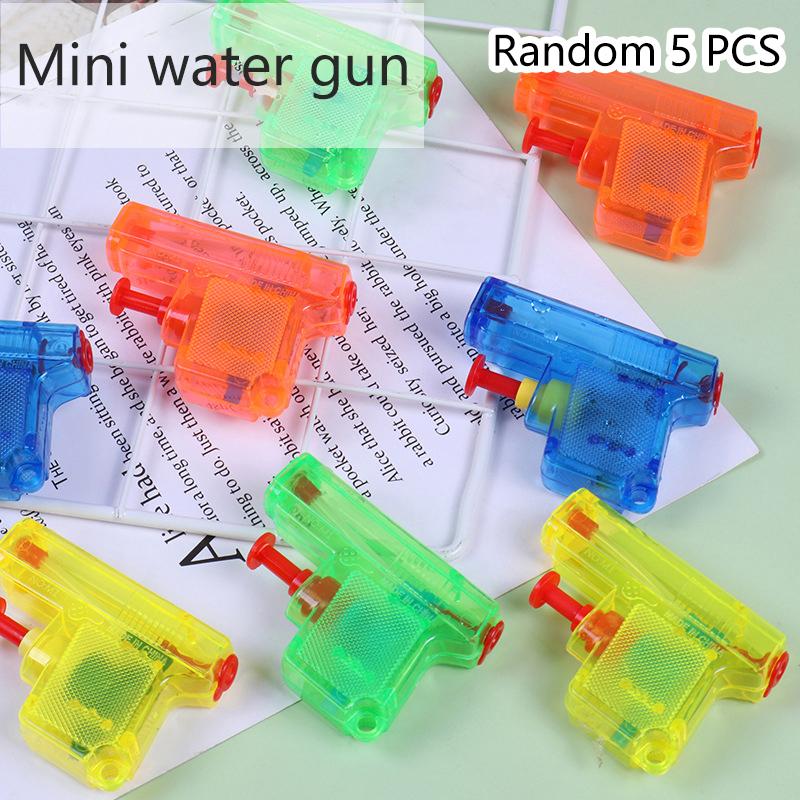 5Pcs/Set Summer Seasides Water Toys Handheld Manual Watergun Toy Children Adult Outdoor Swimming Pool Seasides Props