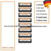 German Hanchih Men's Orange Black Five-Layer Manual Razor