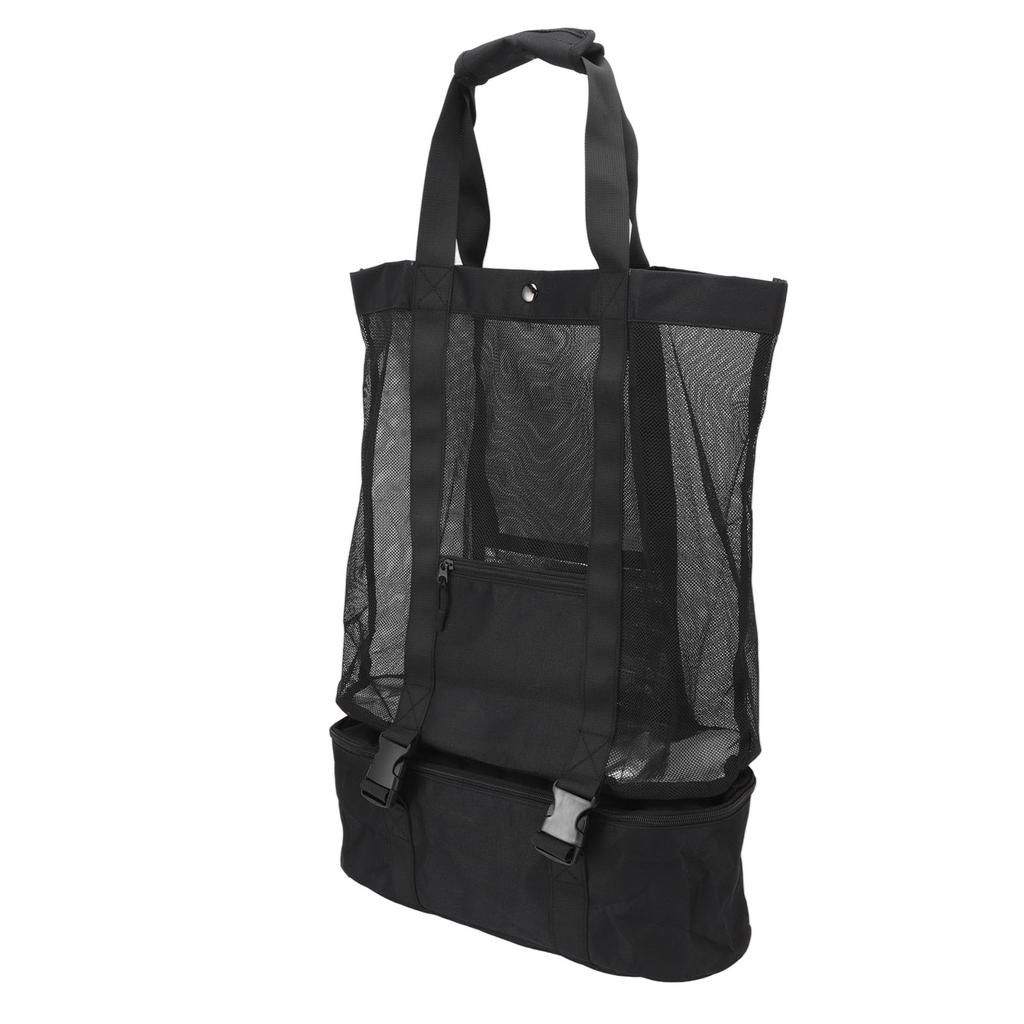 Beach Bag Outdoor Leisure Two in One Black Removable Storage Bag BBQ Picnic Beach Camp Storage Insul