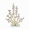 Amethyst Crystal Tree Ornament Unique Sculptural Decor Sparkling Decorative