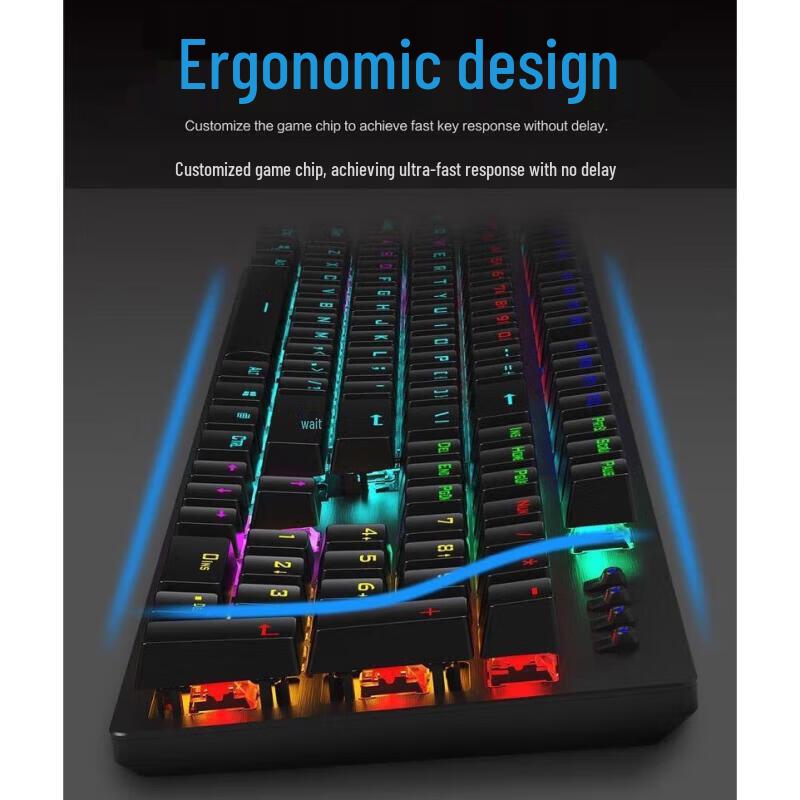 HP GK100F Wired Mechanical Keyboard