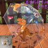 Nouvelle équipe d'ingénierie de camion de pompiers parapluie transparent pour enfants maternelle créatif mignon dessin animé bébé étudiant garçon parapluie