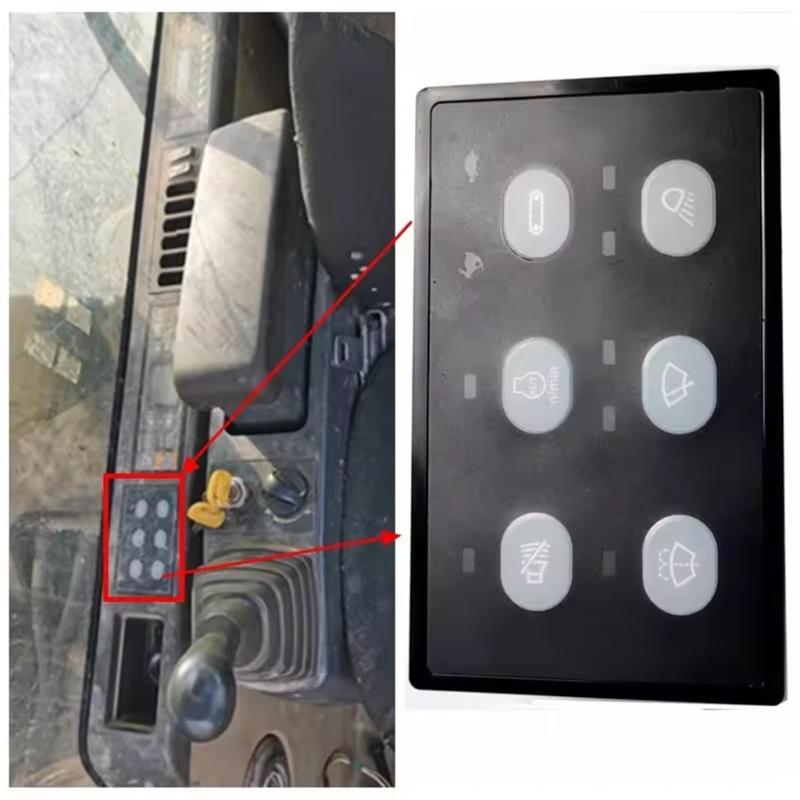 Head Lamp Wiper Control Panel For 315C 318C 319C 320C 322C 330C Multiple Excavator Models Enhanced Visibility 1636701