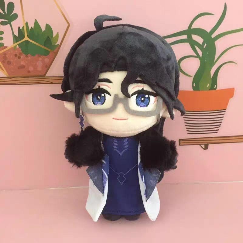 Neues Niedliches Genshin Impact 20cm Plüschtier Set 15 Charaktere Niedliche Weiche Baumwollpuppe Spiel Anime Figur Fans Sammlung Geburtstagsgeschenk für Kinder Heimdekoration