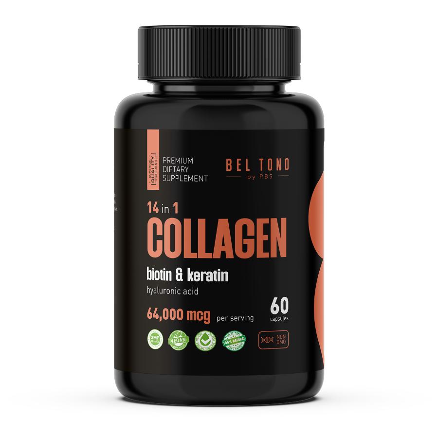 Kolagen 64000 mcg (14 v 1) / Kolagen 64000 mcg (14 v 1), 60 kapslí