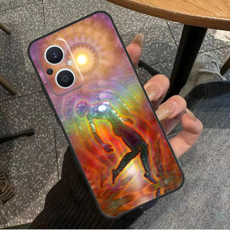 Spiritual Trippy Psychedelic For OPPO Reno 11F 12F 13F 14F 8T 10 11 12 13 14 Pro 8 7 Lite OPPO Find X8 X6 X5 X9 Pro Case