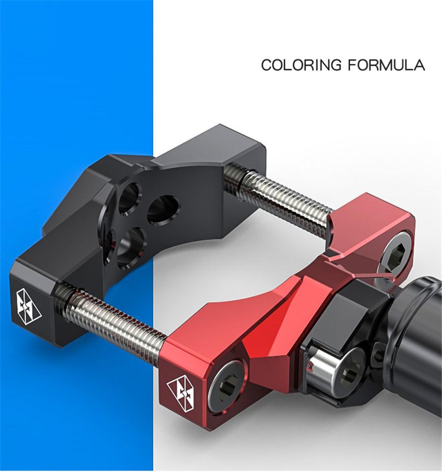 2 szt. Akcesoria motocyklowe Uchwyt mocujący Uchwyt reflektora Wielofunkcyjny drążek rozszerzający Kreatywne produkty Mocowanie 54 mm