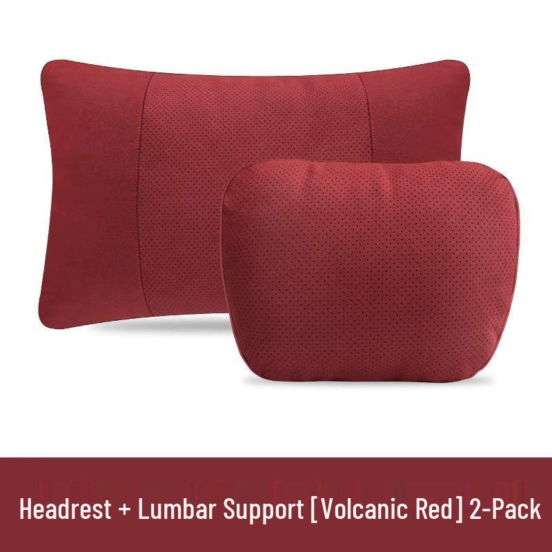 Tesla Car Headrest and Neck Support Pillow for Model 3/Y/S/X - Lumbar Support Cushion for Car Seats