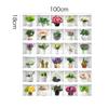 6pcs/set Potted Plant Staircase Stair Riser Floor Sticker Adhesive DIY S top sale