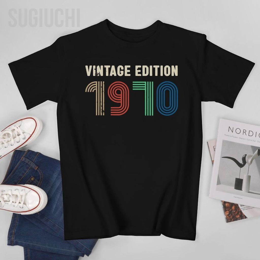 Vintage 1970 Legends Were Born In Retro 70s Style Birthday Unisex Tshirt Tees Tshirt Oneck T Shirts Unisex Clothing 100 Cotton