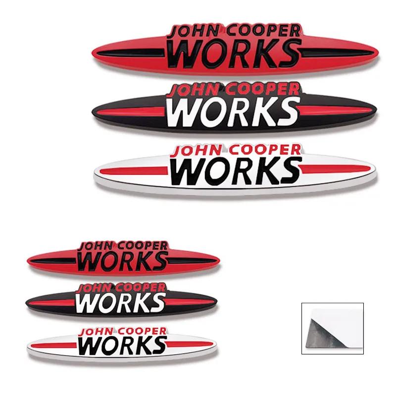 Metal JCW John Cooper Works Emblem Badge Decals For Mini Coopers Clubman Countryman Car Sticker R50 R52 R53 R55 R56 R57 R58 F55