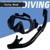 Dry Snorkel Set for Adults Youth Dry Top Snorkel Scuba Diving Mask with Nose Cover Anti-Fog 180° Wide View Mirrored Lens Snorkeling Gear for Men Women