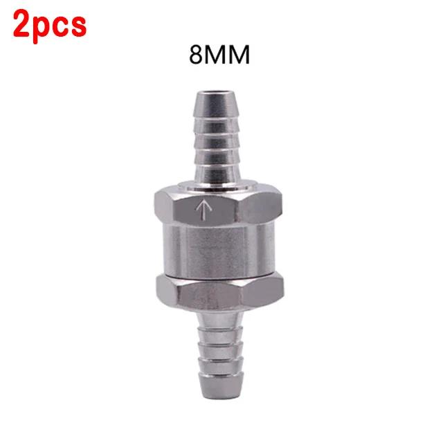 Fuel Non Return Check Valve 6/8/10/12mm Aluminium Alloy Petrol Diesel Water Fuel Line One Way for Peugeot Renault