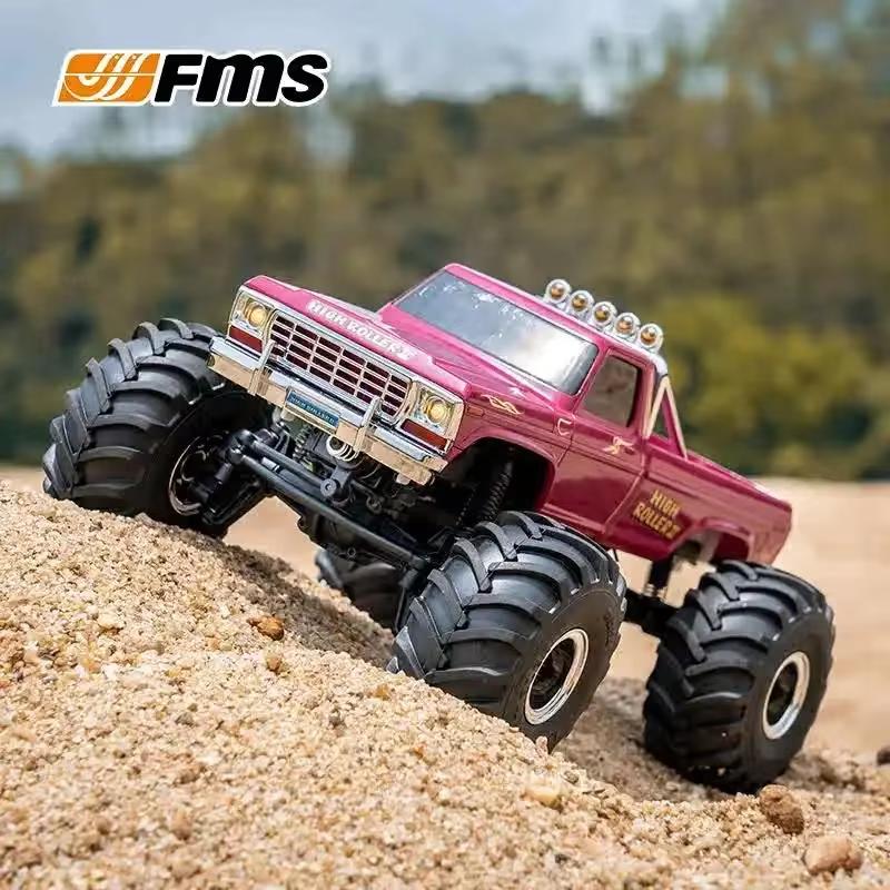 FMS 1/24 Crusher Horolezecké auto RC Dálkové ovládání Terénní vozidlo Horolezecké auto Pohon všech kol Elektrické vozidlo Model auta RTR