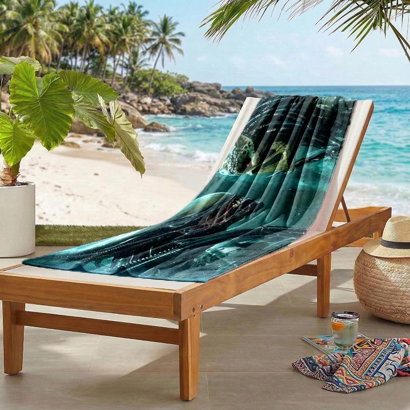 Alien Fashion Beach Towel: Ideal for Summer Adventures Soft, absorbent and quick drying suitable for swimming and bathing