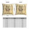 Cthulhu Vitruvian Horror Monster Pillowcase Printed Polyester Cushion Cover Decorative Lovecraft Throw Pillow Case Cover 45*45cm