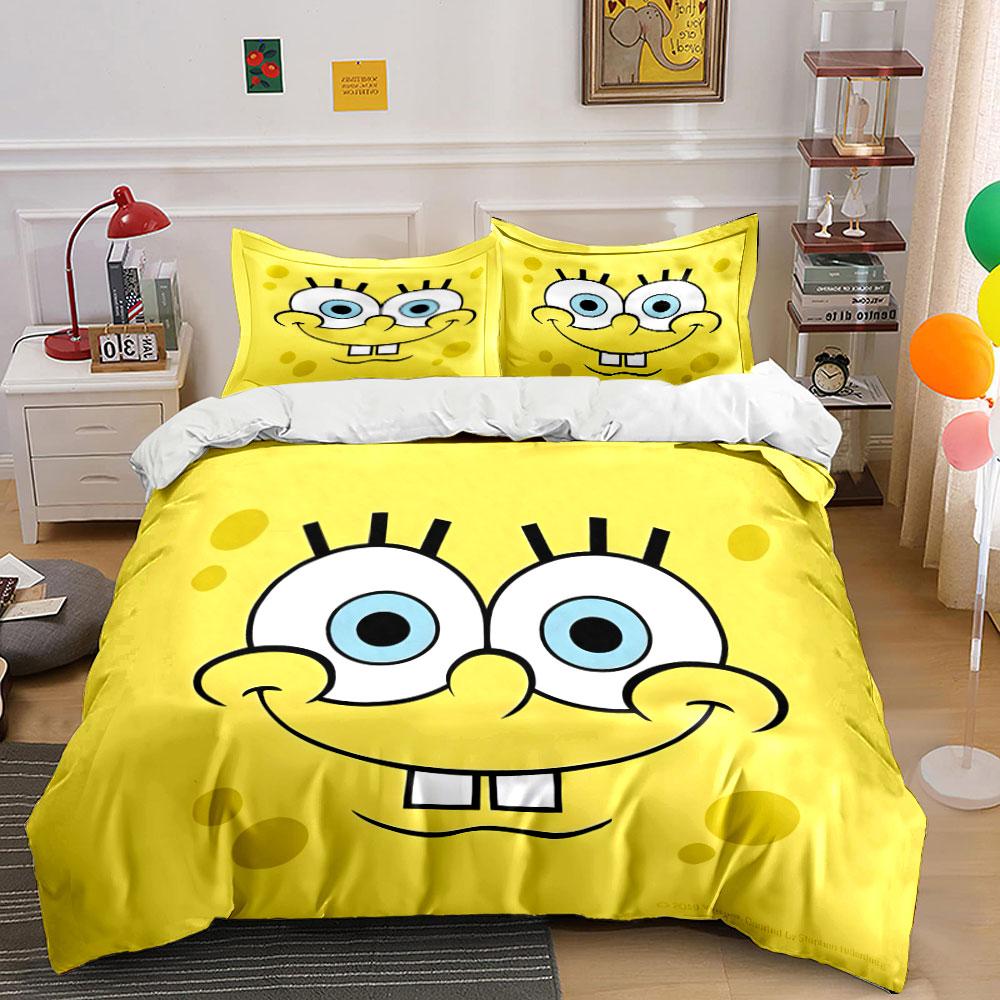 Yellow Face with Eyes. Bedding Sets Duvet Cover Sets Duvet Covers Pillowcases(1 * Duvet Cover 2 * Pillowcases, Without Duvet Insert)
